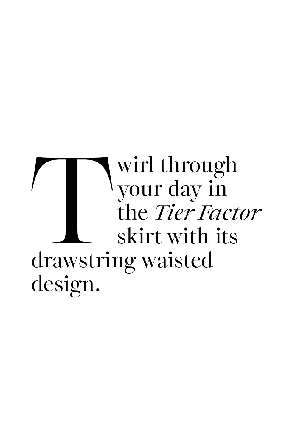 COOP Tier Factor Skirt