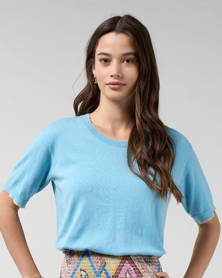 Loobies Story Maha Tee- Tiffany Blue