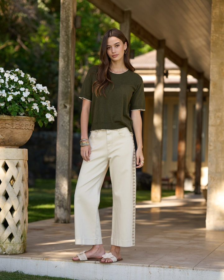 Loobies Story Maha Tee- Olive