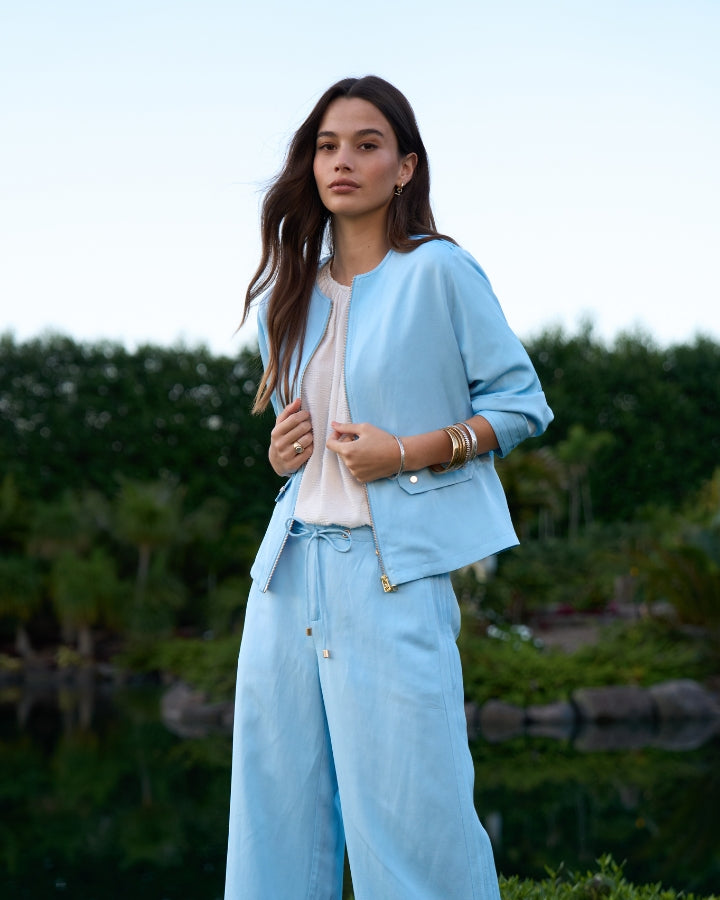 Loobie's Story Chena Jacket- Ice Blue