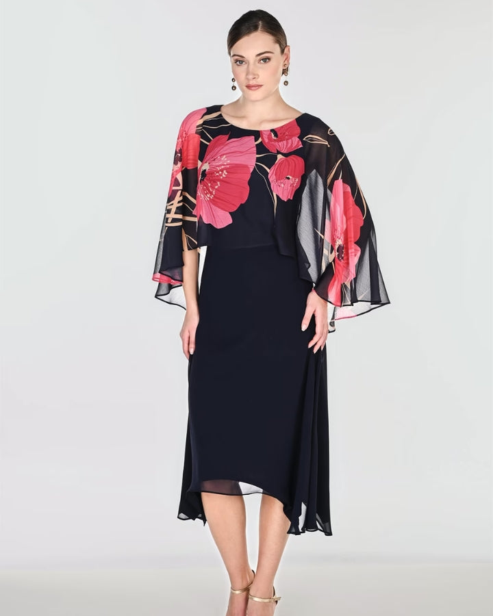 Frank Lyman Penny Dress- Midnight/Pink