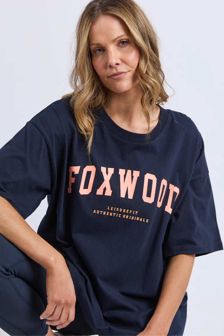Foxwood Interval Tee Navy