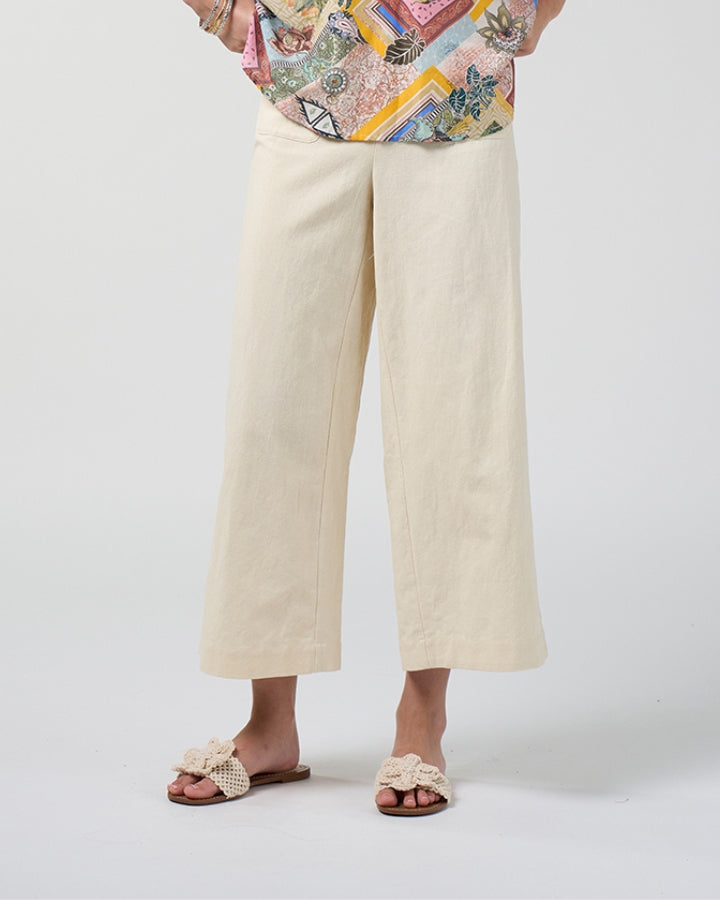 Loobies Story Navi Pants-Buttermilk