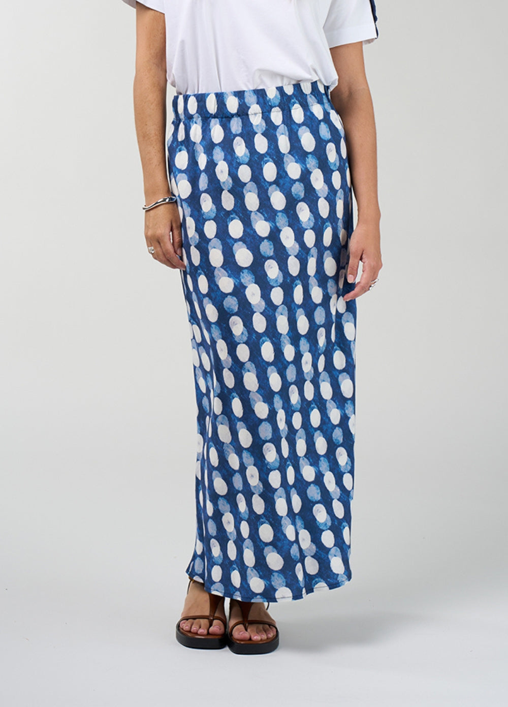 Madly Sweetly Vision Skirt- Denim Multi