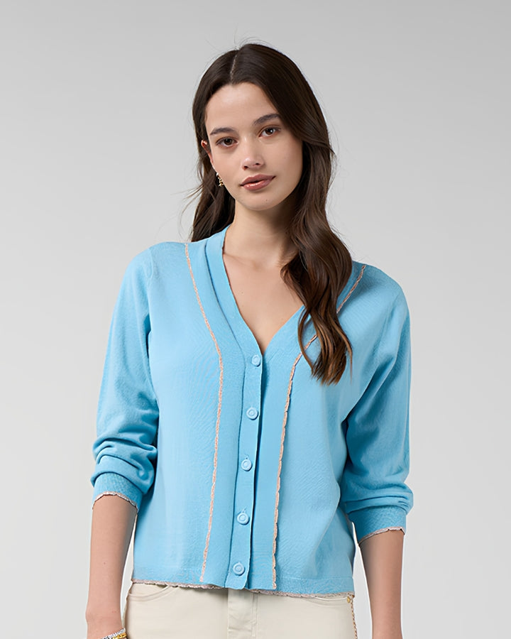 Loobies Story Maha Cardi- Tiffany Blue
