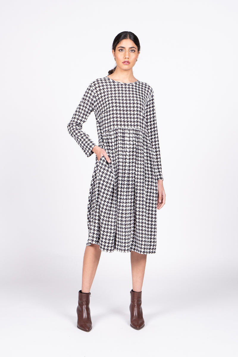 Wilson Trollope Otama Dress - Houndstooth