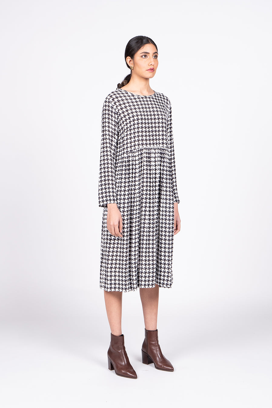 Wilson Trollope Otama Dress - Houndstooth