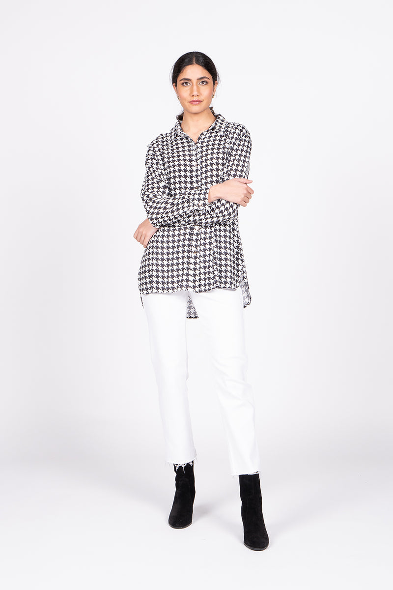 Wilson Trollope Valentina Shirt - Houndstooth