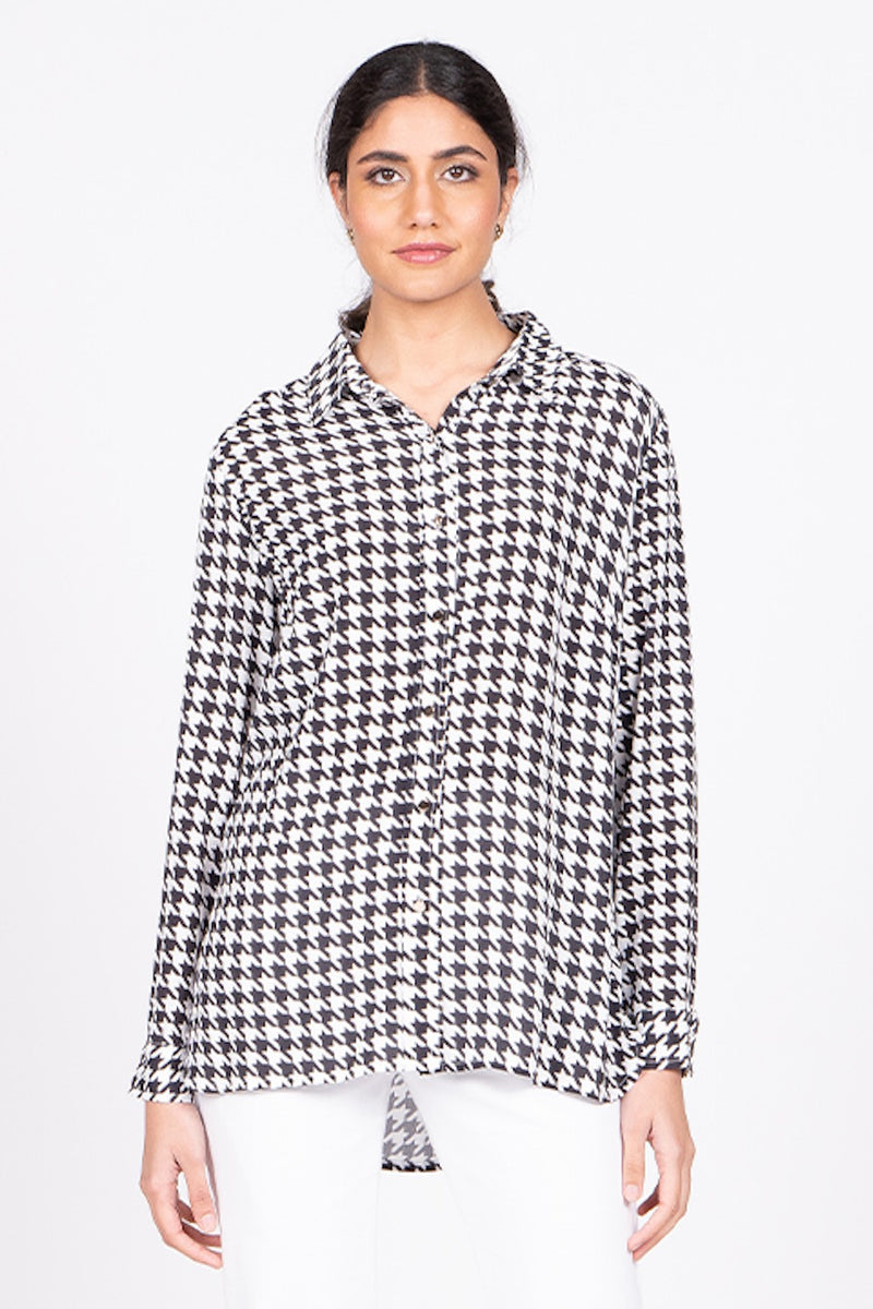 Wilson Trollope Valentina Shirt - Houndstooth