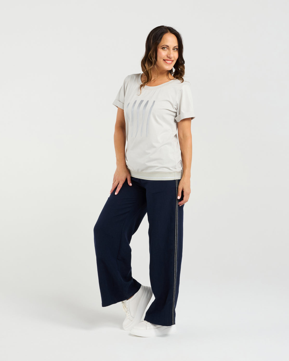 Zafina Mia T-Shirt - Grey