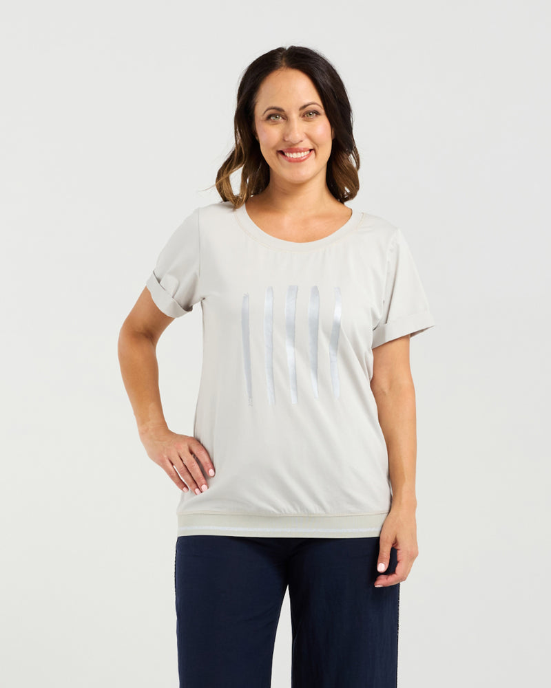 Zafina Mia T-Shirt - Grey