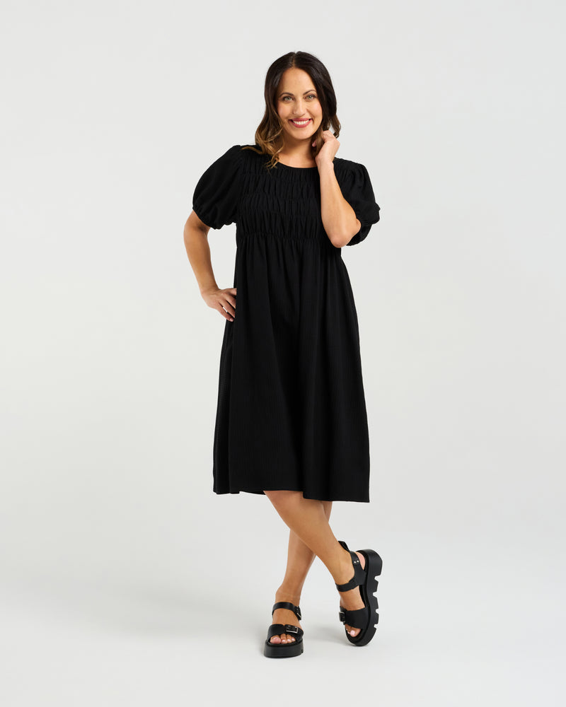 Zafina Sienna Dress - Black
