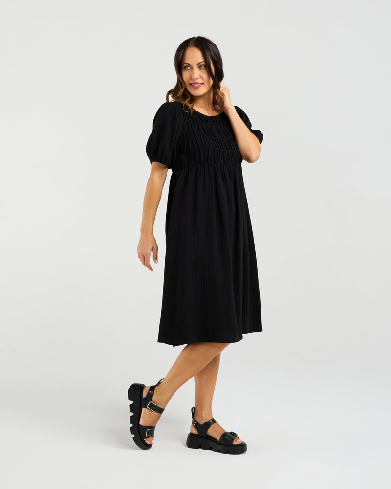 Zafina Sienna Dress - Black