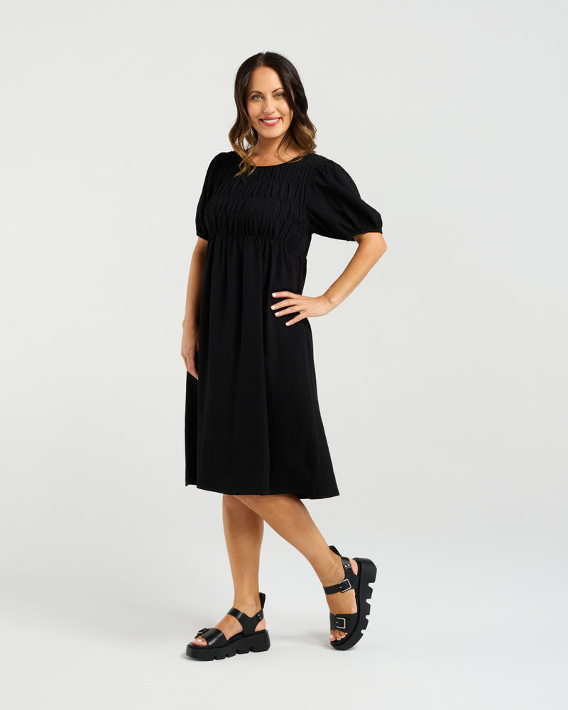 Zafina Sienna Dress - Black