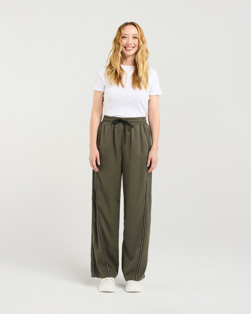 Zafina Polly Pant - Olive