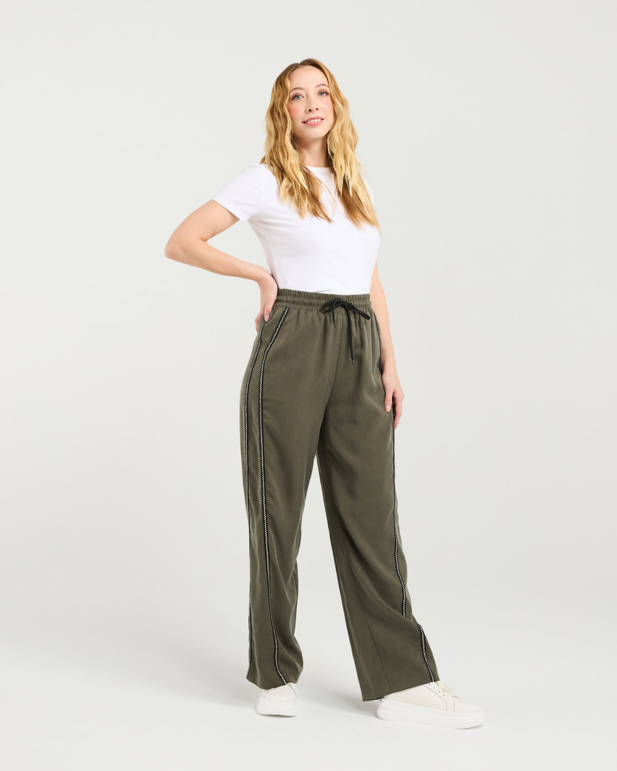 Zafina Polly Pant - Olive