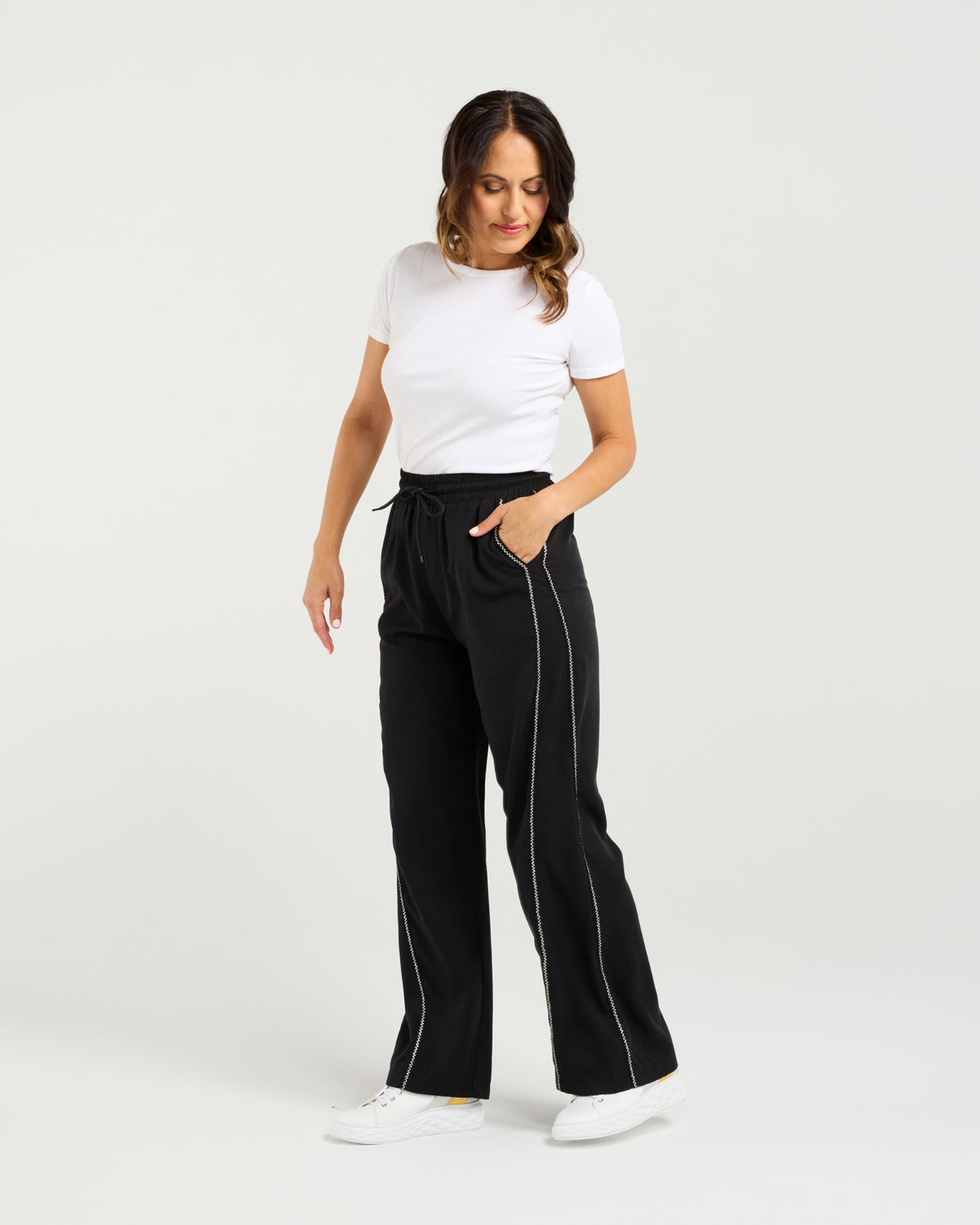Zafina Polly Pant - Black