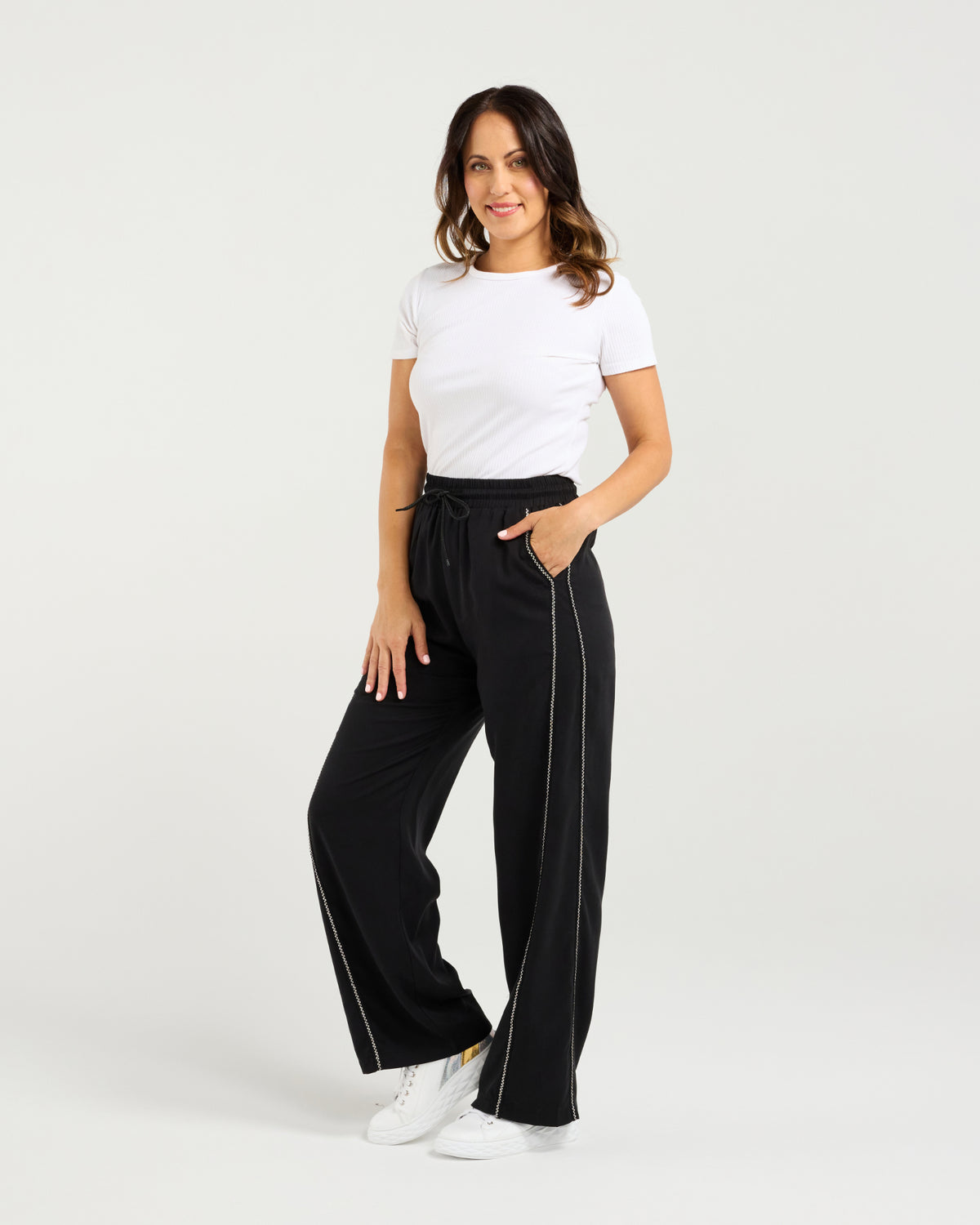 Zafina Polly Pant - Black