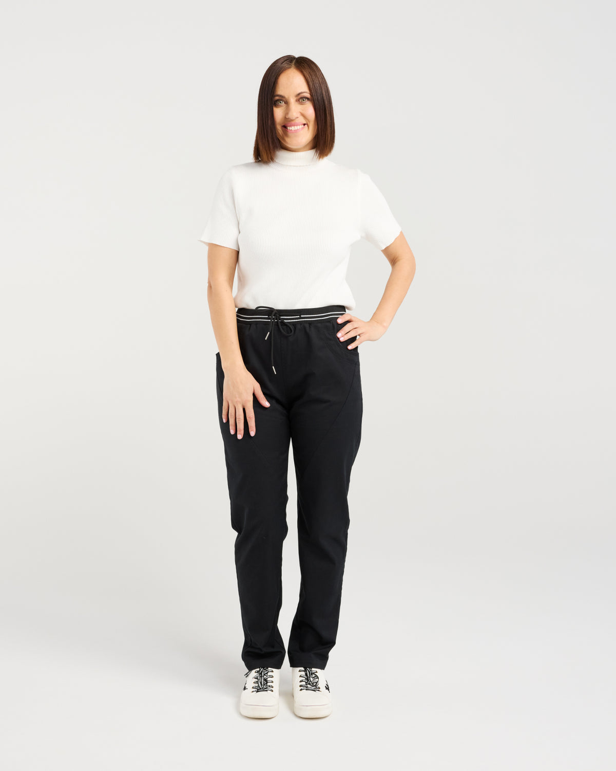 Zafina Zuri Pant Dark Grey