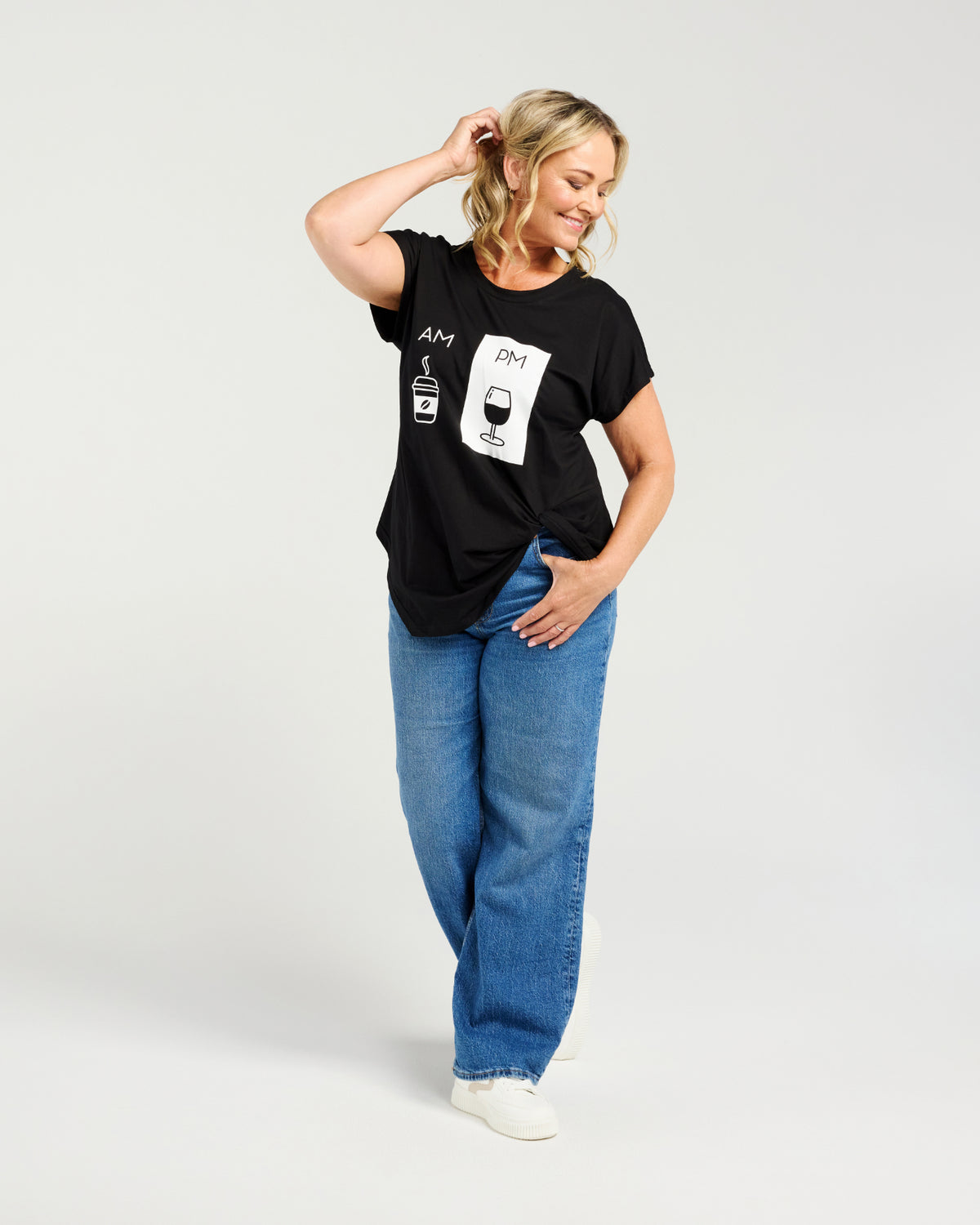 Zafina Nora Top Black