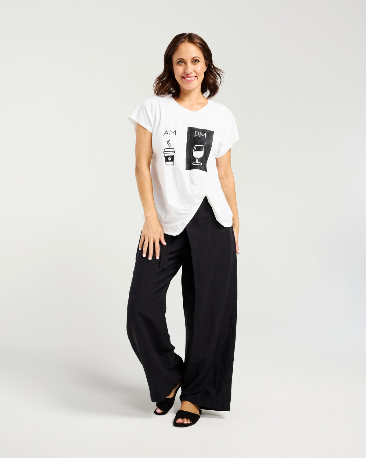 Zafina Nora Top White