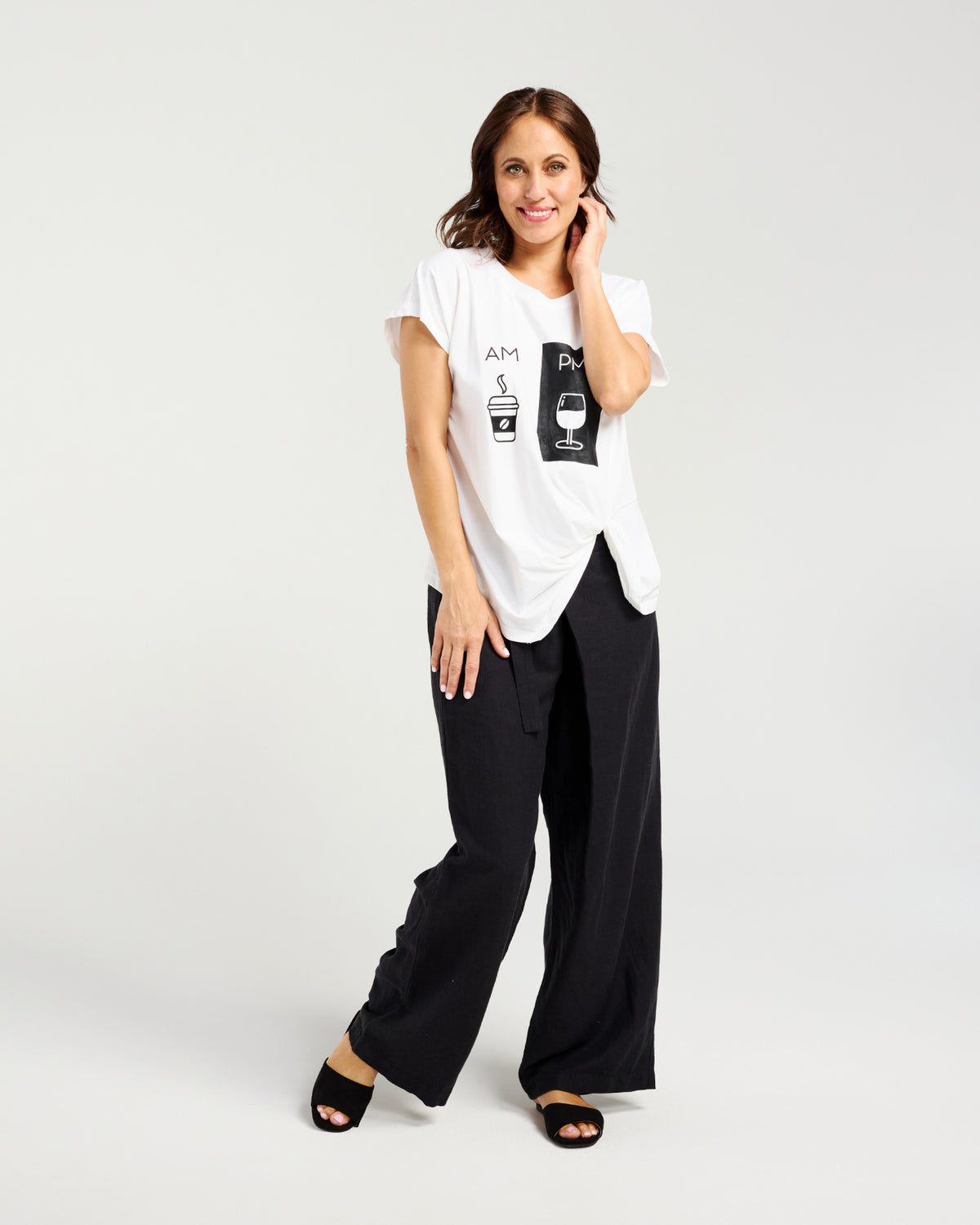 Zafina Nora Top White