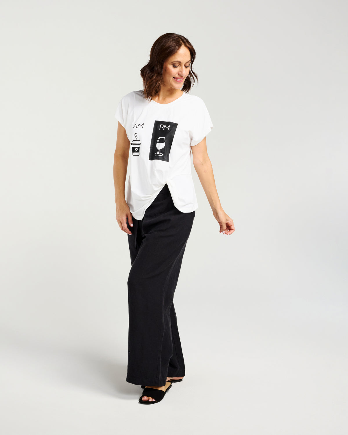 Zafina Nora Top White