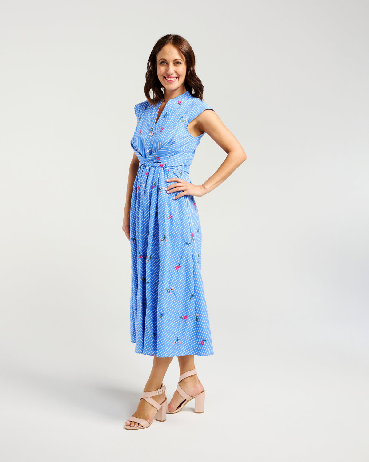 Zafina Mila Dress Spring Stripe