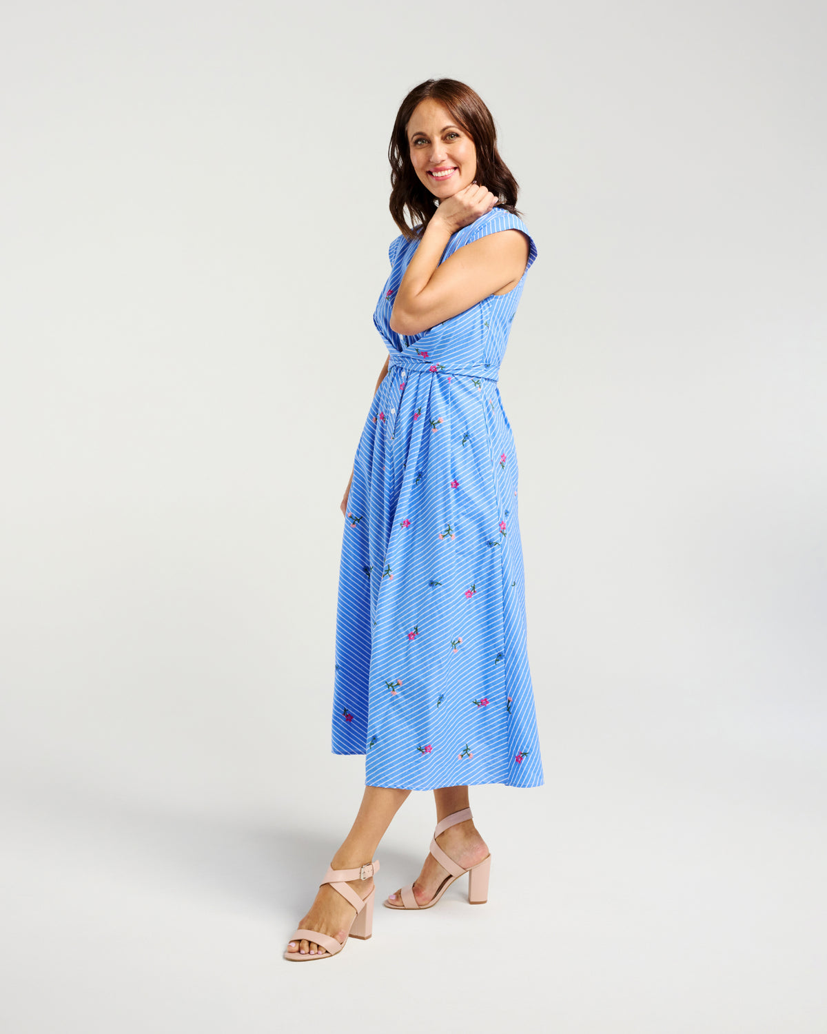Zafina Mila Dress Spring Stripe