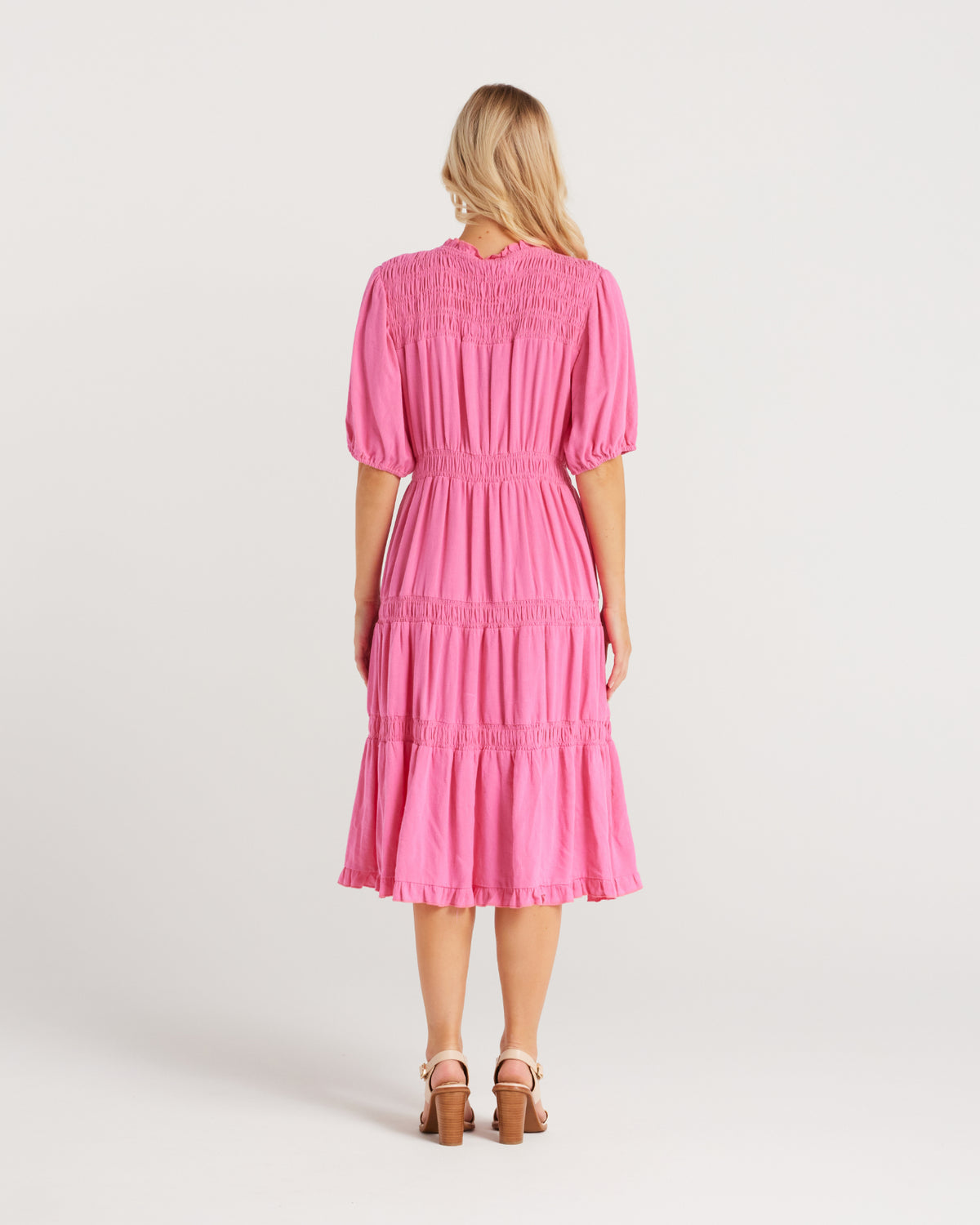 Zafina Astrid Dress Bright Pink