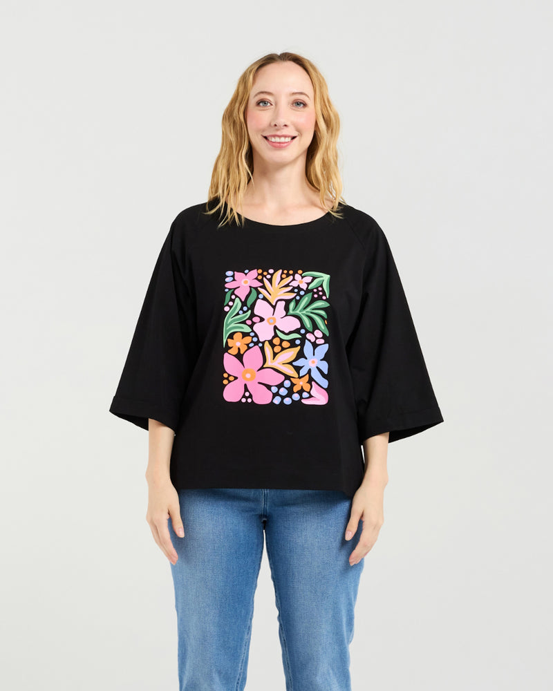 Zafina Kate T-Shirt - Black