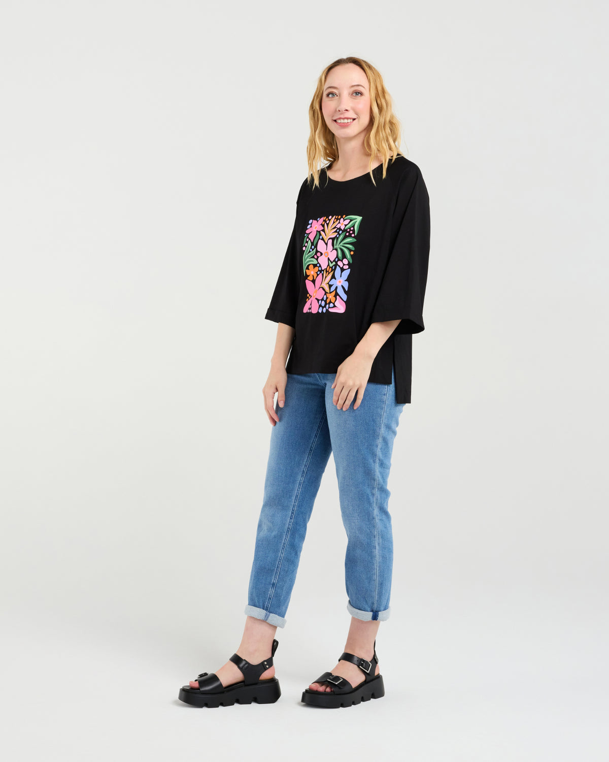 Zafina Kate T-Shirt - Black