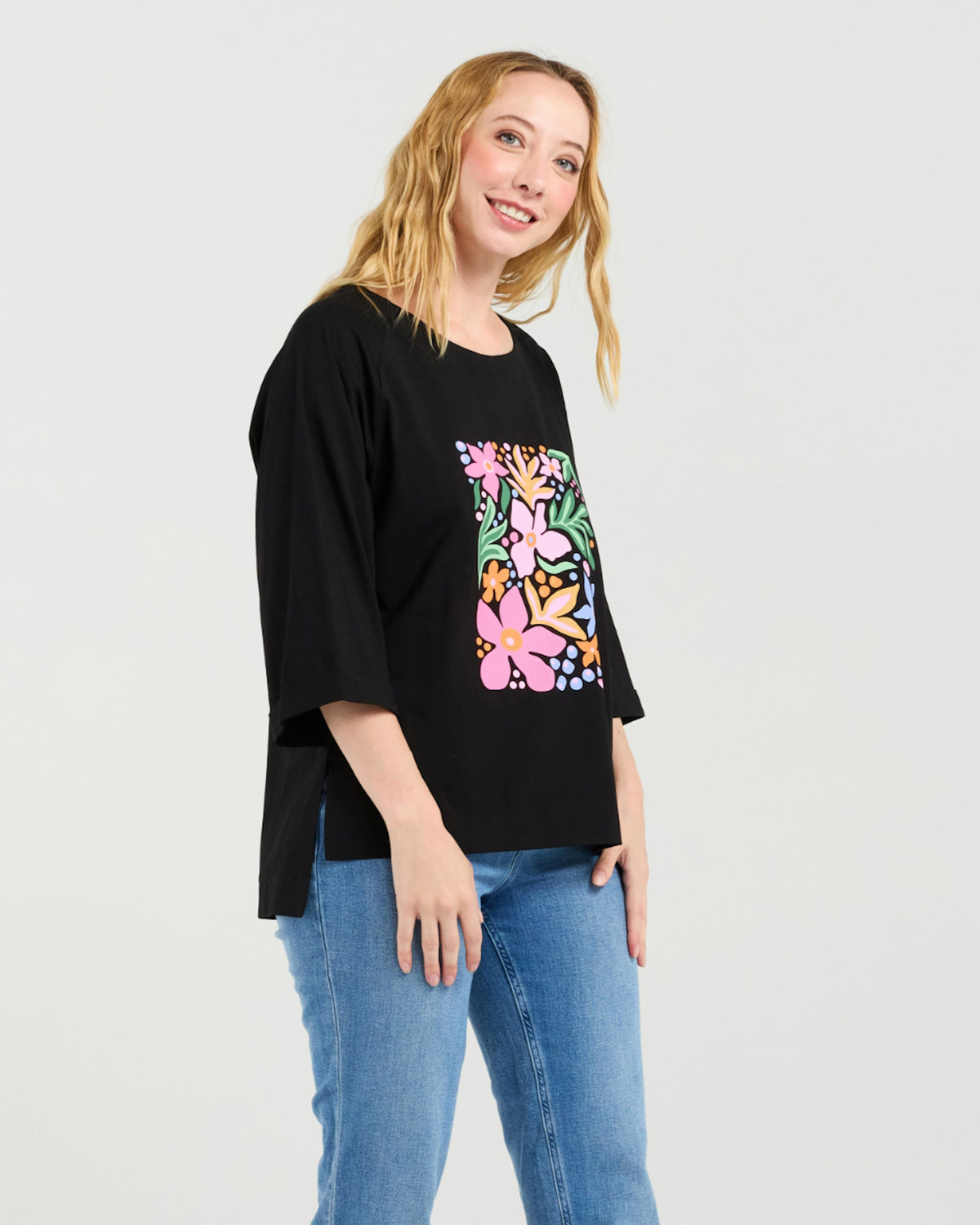 Zafina Kate T-Shirt - Black