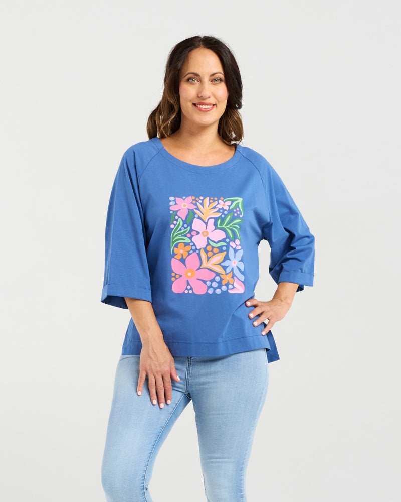 Zafina Kate T-Shirt - Navy