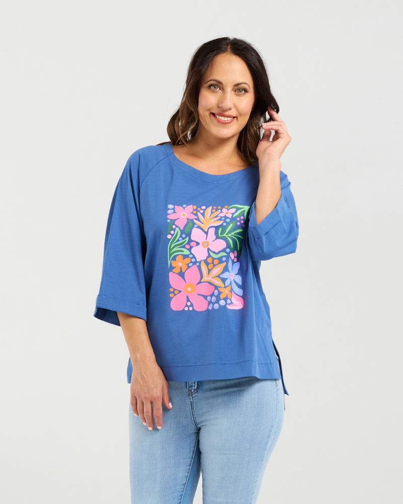 Zafina Kate T-Shirt - Navy