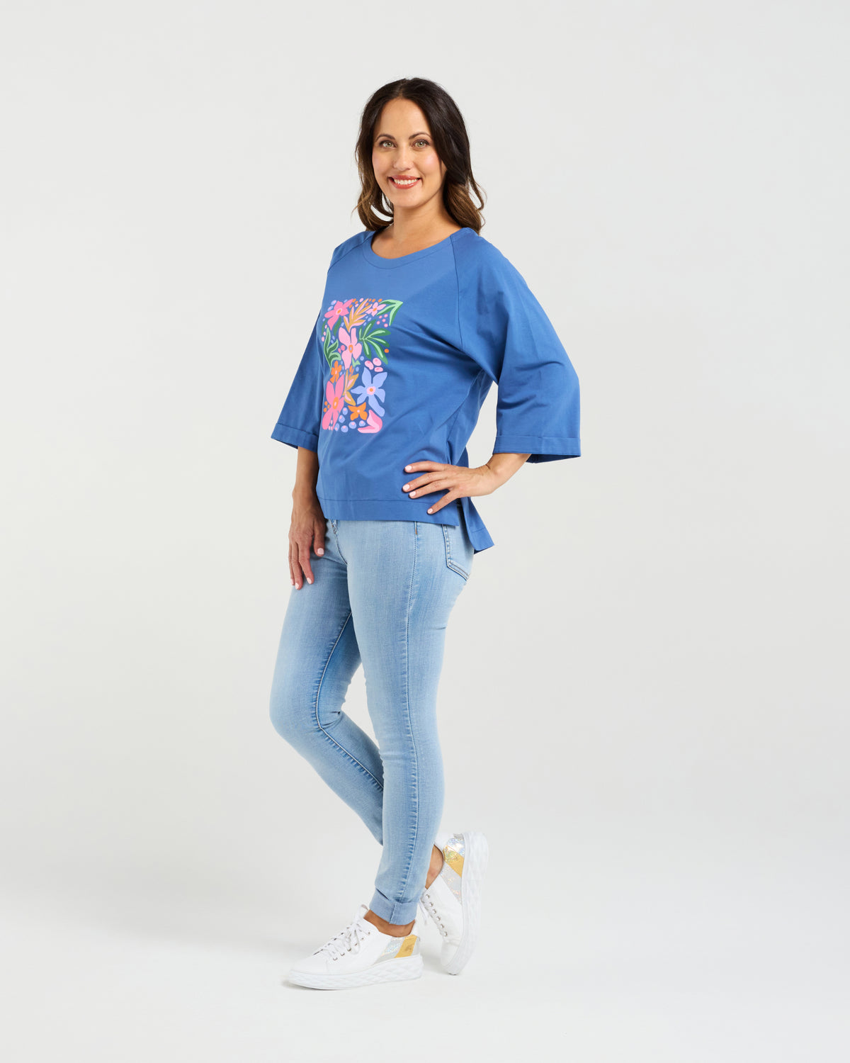 Zafina Kate T-Shirt - Navy