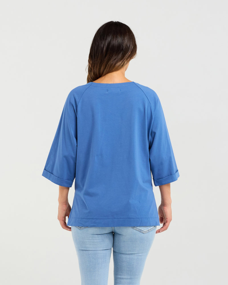 Zafina Kate T-Shirt - Navy