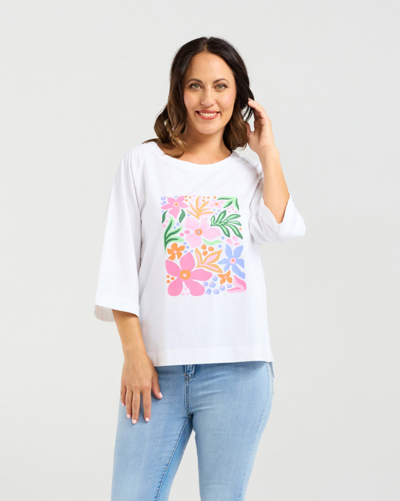 Zafina Kate T-Shirt - White