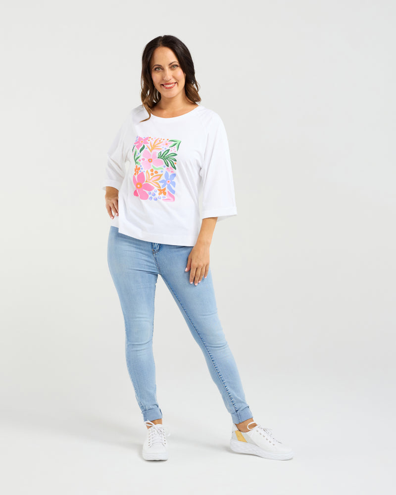 Zafina Kate T-Shirt - White