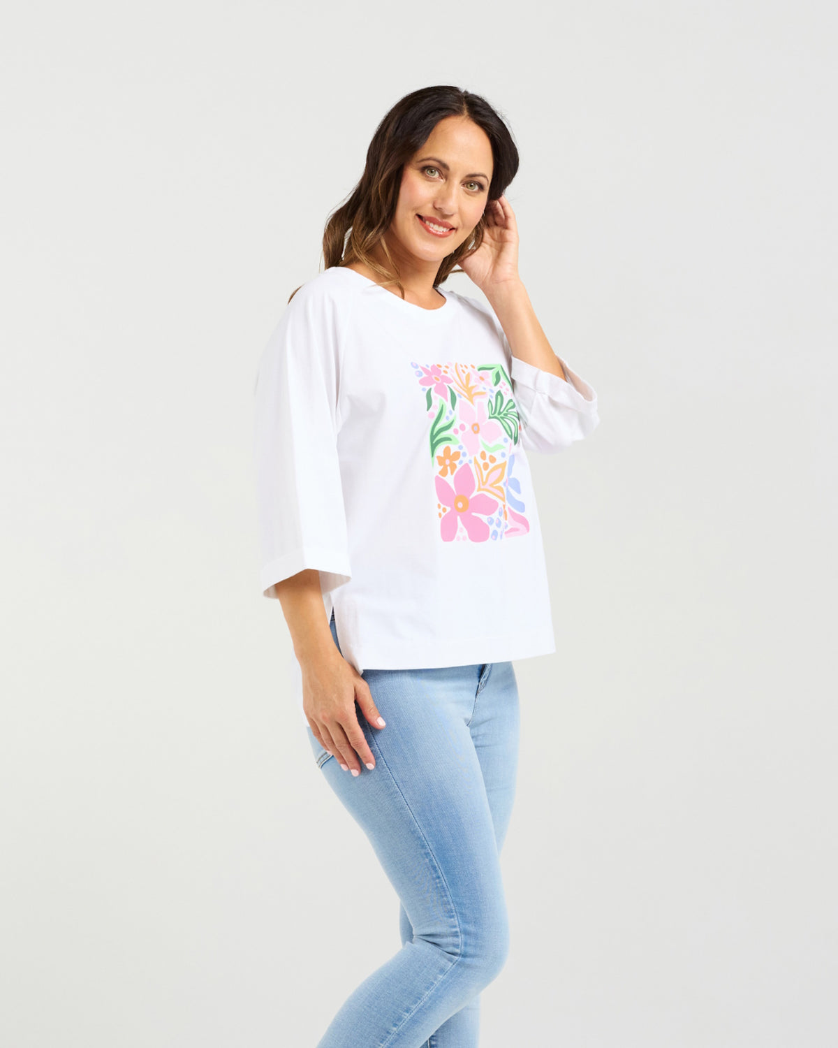 Zafina Kate T-Shirt - White