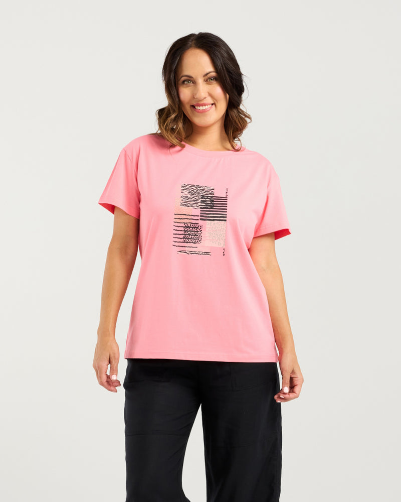 Zafina Livia T-Shirt -Pink