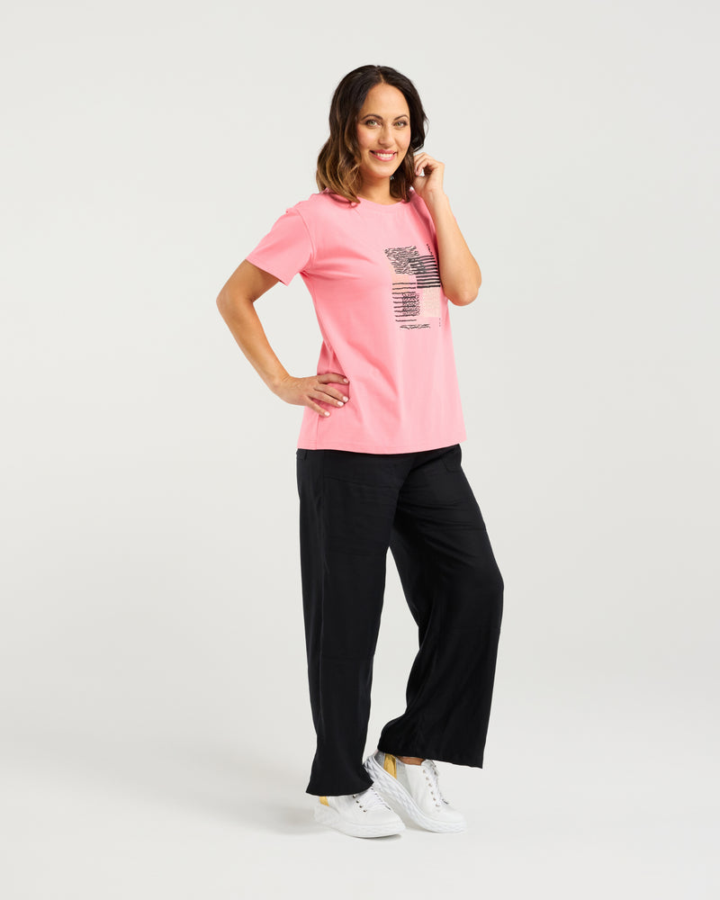 Zafina Livia T-Shirt -Pink