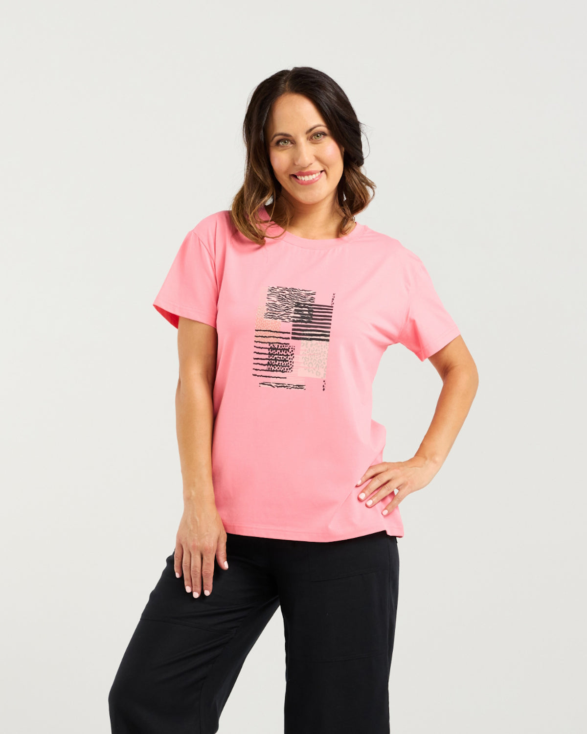 Zafina Livia T-Shirt -Pink