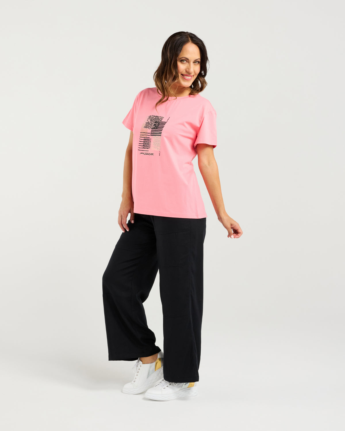 Zafina Livia T-Shirt -Pink