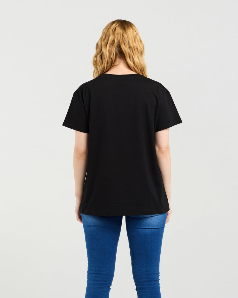 Zafina Livia T-Shirt - Black