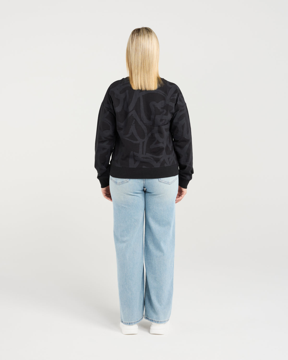 Zafina Verona Jumper Black Hearts