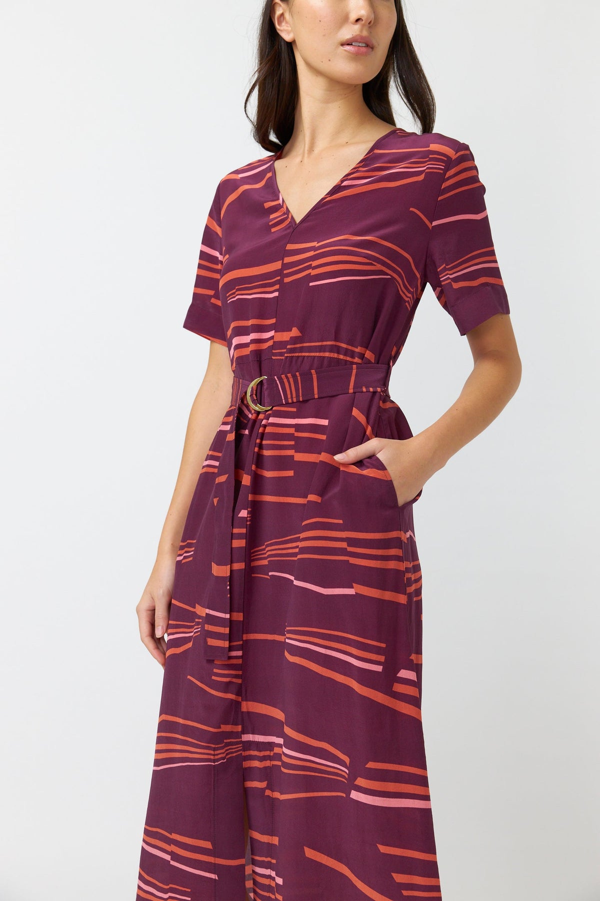 Kate Sylvester Ali Dress Aubergine