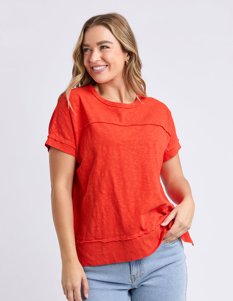 Foxwood Allison Tee - Tangelo