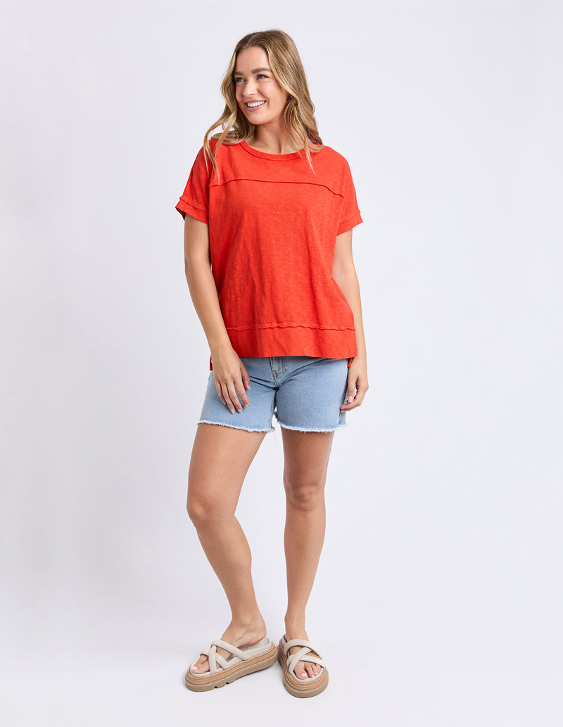 Foxwood Allison Tee - Tangelo