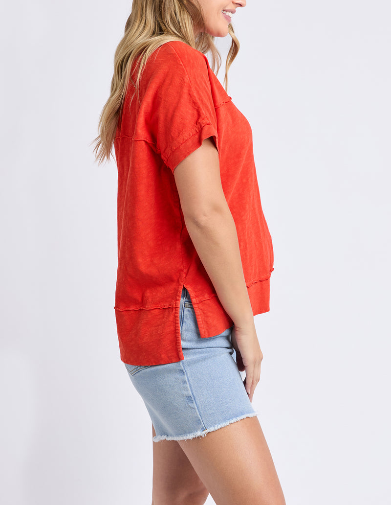 Foxwood Allison Tee - Tangelo